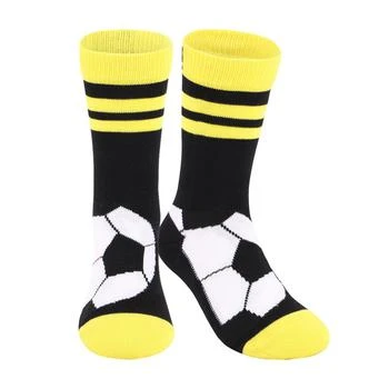 FALKE | Football knee socks in black and yellow,商家BAMBINIFASHION,价格¥97