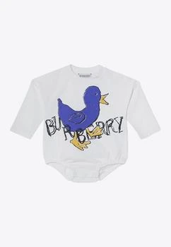 Burberry | Babies Graphic Print Onesie,商家Thahab,价格¥1192