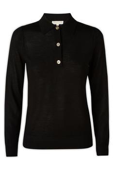 商品Michael Michael Kors Logo-Embossed Knitted Polo Shirt图片