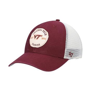 product Men's '47 Maroon Virginia Tech Hokies Howell Mvp Trucker Snapback Hat image