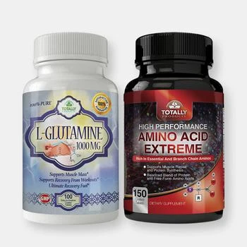 Totally Products | L-Glutamine and Amino Acid Extreme Combo pack,商家Verishop,价格¥172