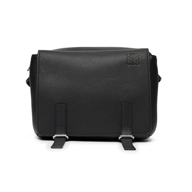 Loewe | 罗意威 23新款Military XS男士黑色小牛皮邮差包,商家VP FRANCE,价格¥11122