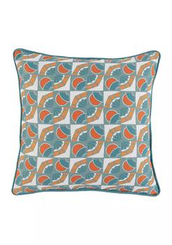 商品Duna Range | Outdoor Throw Pillow with Weatherproof Fabric, Blue,商家Belk,价格¥294图片