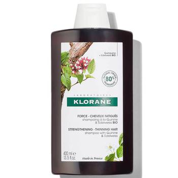 KLORANE | KLORANE Strengthening Shampoo with Quinine and Organic Edelweiss for Thinning Hair 400ml商品图片,