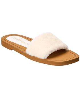 stuart weitzman凉鞋推荐, Stuart Weitzman | Stuart Weitzman Cammy Shearling Sandal商品图片 2.5折