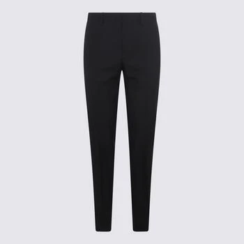 Versace | VERSACE BLACK VIRGIN WOOL LEGGINGS PANTS 6.6折