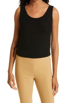 秋装Crossover Culture, Vince | Crossover Ribbed Cotton Tank商品图片 3.9折