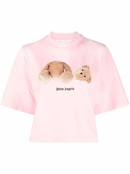 推荐PALM ANGELS - Bear Print Cropped T-shirt商品