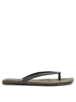 Brunello Cucinelli | "PRECIOUS" SUEDE FLIP FLOPS 8.9折