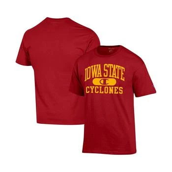 CHAMPION | Men's Cardinal Iowa State Cyclones Arch Pill T-shirt 