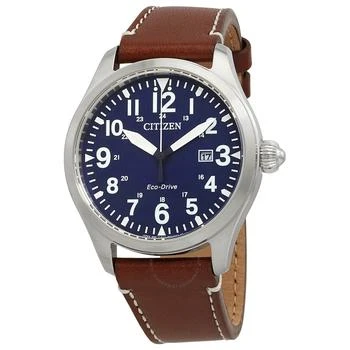 Citizen | Chandler Military Eco-Drive Blue Dial Men's Watch BM6838-17L,商家Jomashop,价格¥849