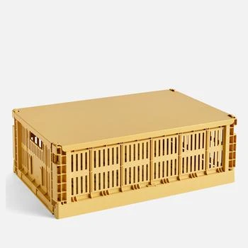 推荐HAY Colour Crate Lid - Large - Golden Yellow商品