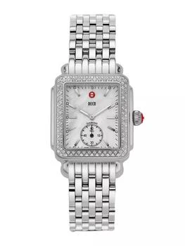 推荐Deco 16 Diamond, Mother-Of-Pearl & Stainless Steel Bracelet Watch商品