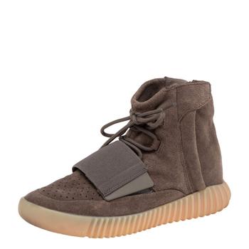 yeezy750, [二手商品] YEEZY | Yeezy x Adidas Brown Suede 750 High Top Sneakers Size 41 1/3商品图片 5.8折, 满1件减$100, 满减