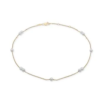 Macy's | Cultured Freshwater Pearl (3mm) Station Anklet Bracelet,商家Macy's,价格¥1684
