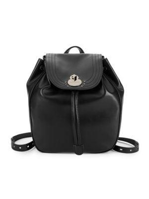 Longchamp | 珑骧真皮翻盖双肩包商品图片,2.4折