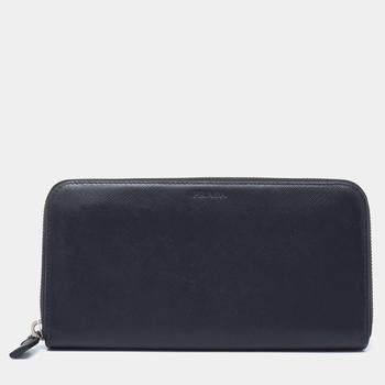 [二手商品] Prada | Prada Black Saffiano Leather Travel Zip Around Wallet商品图片,5.9折, 满1件减$100, 满减