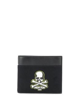 product Philipp Plein Mens Skull Bifold Wallet- Black image