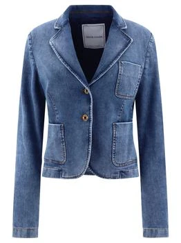 JACOB COHEN | Denim Blazer Jackets Light Blue,商家Wanan Luxury,价格¥4426