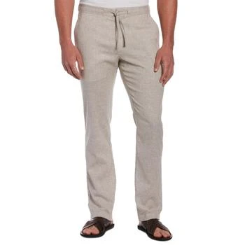 推荐Cubavera Mens Linen High Rise Straight Leg Pants商品