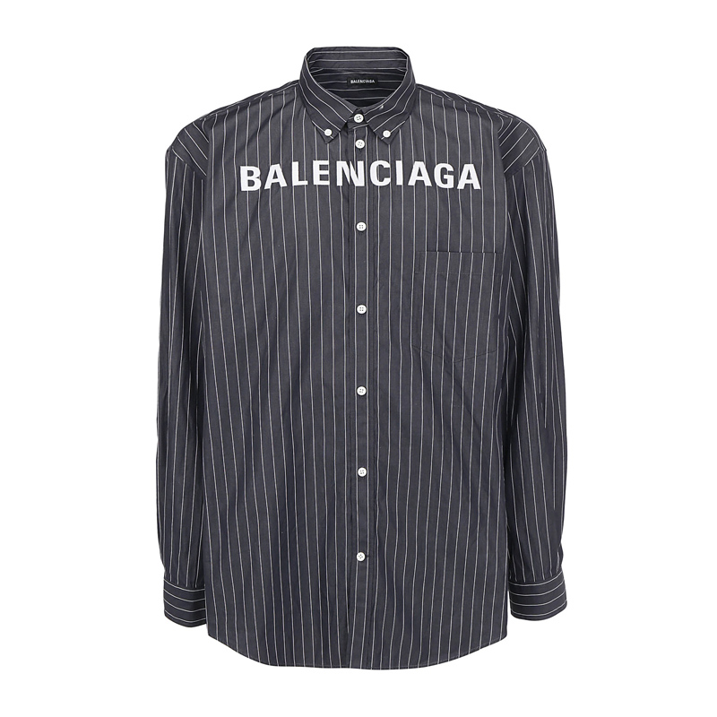 推荐BALENCIAGA 黑色男士衬衫 583989-TGM04-1070商品