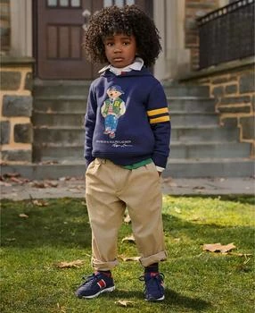 Ralph Lauren | Toddler and Little Boys Polo Bear Fleece Hoodie Sweatshirt,商家Macy's,价格¥386