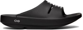 商品Black OOFOS Edition Slider Sandals图片