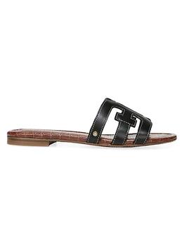sam edelman bay, Sam Edelman | Bay Flat Leather Sandals商品图片 