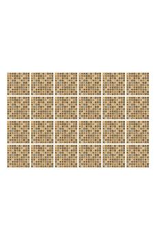 商品WALPLUS | Antique Brown Mosaic 96-Piece Tile Sticker Set,商家Nordstrom Rack,价格¥251图片
