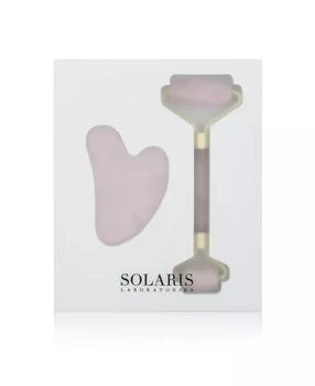 Solaris Laboratories NY | Rose Quartz Dermal Roller and Gua Sha 2 Piece Set,商家Macy's,价格¥206