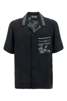 Versace | Versace Jeans Couture Chain Couture Printed Short-Sleeved Shirt 5.7折