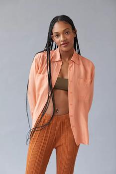 product Urban Renewal Vintage Silky Oversized Long Sleeve Shirt image
