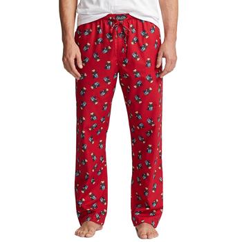 商品Men's Cotton Polo Bear Printed Pajama Pants图片