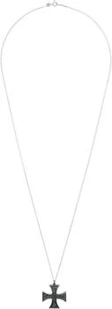 Enfants Riches Deprimes | Silver Cross Logo Necklace,商家Ssense US,价格¥2993