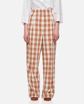 推荐Trousers with check print商品