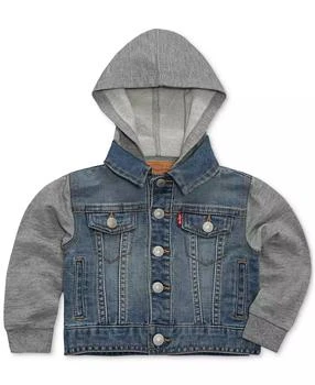 Levi's | Baby Boys French Terry Sleeve Trucker Jacket,商家Macy's,价格¥210