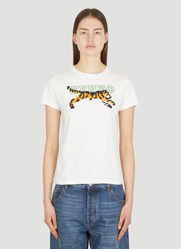 Kenzo | Tiger Pixel T-Shirt in White商品图片,