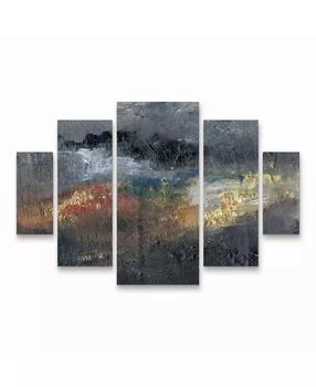 Trademark Global | Joyce Combs Mountains in the Mist III Multi Panel Art Set Large Diamond - 19" x 41.5",商家Macy's,价格¥2617