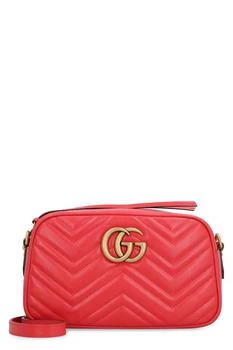 Gucci | GUCCI GG MARMONT QUILTED LEATHER CROSSBODY BAG 6.6折