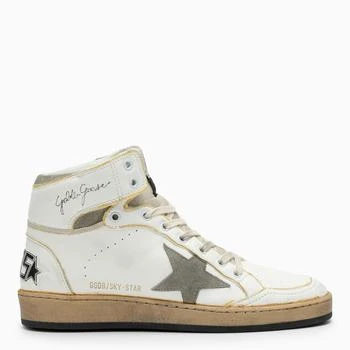 Golden Goose | High sneaker Sky-Star white leather,商家The Double F,价格¥1611