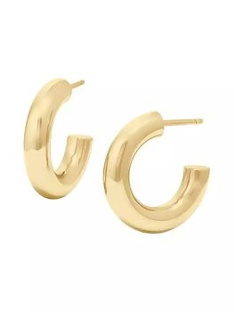 brook & york | Rina 14K-Gold Vermeil Hoop Earrings,商家Saks Fifth Avenue,价格¥736