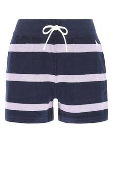 春装拉夫劳伦polo, Ralph Lauren | Embroidered terry fabric shorts Stripped Polo Ralph Lauren Donna商品图片 额外8折, 额外八折
