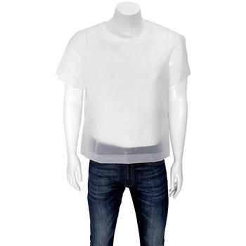 Burberry | Burberry Soft-touch Plastic T-shirt In Transparent, Size Medium商品图片,7折