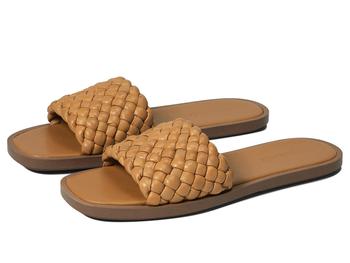 Madewell | The Suzi Slide Sandal in Woven Leather商品图片,5.8折, 独家减免邮费
