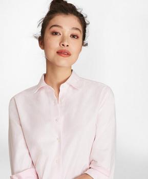 Classic-Fit Supima® Cotton Oxford Stripe Forward-Point Shirt product img