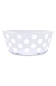 商品white dot serving bowl图片