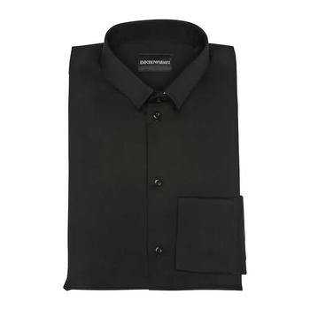 product Emporio Armani Mens Long Sleeve Black Shirt image