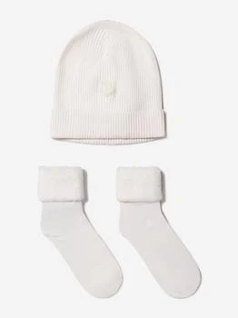 Moncler | Moncler Enfant Baby Unisex Hat And Socks Set,商家Childsplay Clothing,价格¥1111