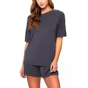 iCollection | Women's 2Pc. Raglan Top and Short Pajama Set,商家Macy's,价格¥360