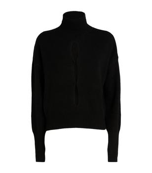 推荐Cashmere-Wool Cut-Out Sweater商品